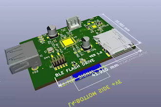 design pcb, schematic and circuit drawing,  pcb layout