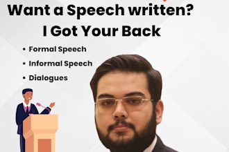 write formal informal speeches dialogues etc