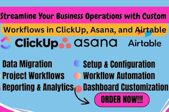optimize your workflow with expert clickup, asana trello smartsheet and airtable