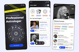build astrology website or app, astro talk, dating app horoscope app chat app