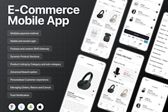 create marketplace app for multivendor app, food,grocery ecommerce pharmacy app