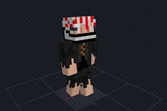 make you a simple custom minecraft skin