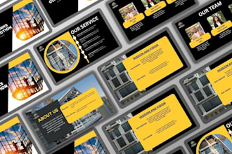 design company presentation redesign powerpoint, sales pitch deck business ppt