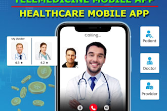 telemedicine mobile app, healthcare mobile app, doctor booking gdpr, emr, ehr