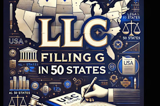 conduct a business llc formation, llc filing, ein, llc filing in 50 states