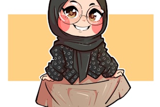 draw you into cute chibi style