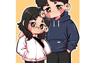 draw you into cute chibi style