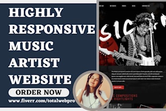 build music artist radio dj band producer film record label author ebook website