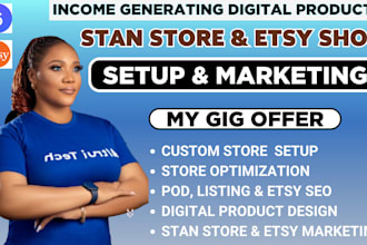 stan store etsy shop digital product etsy digital products stan store marketing