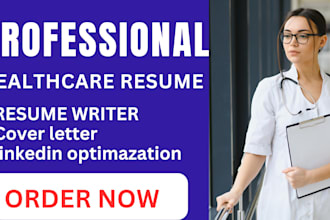 build resume, CV for IT, healthcare, nursing, tech sales, project management