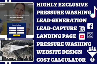 generate pressure washing leads power washing leads pressure washing lead funnel