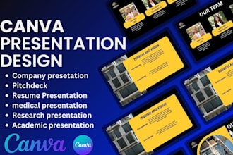 design canva presentation redesign, medical, conference, research, academic ppt