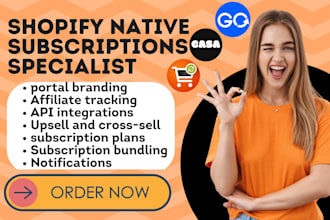 setup shopify native subscription appstle recharge subify casa recurringo propel
