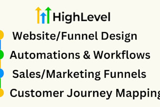 build highlevel go highlevel funnel, kajabi website, systeme io, ghl expert