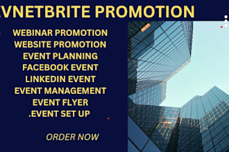 design an event promotion plan with an execution