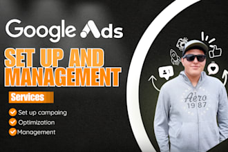 set up and management your google ads  PPC campaign to attract ideal customers