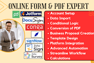 create jotform docu sign pandadoc conga zoho survey zoho sign xodo sign sign now