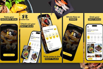 design app screenshots for app store, play store or ios app on the app store