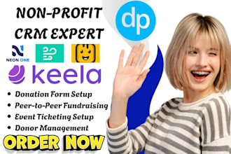 setup neon crm zeffy givebutter givesmart keela flipcause sumac donorperfect crm