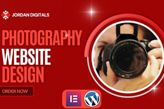 design photography website, drone and video website plus online booking system