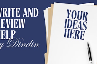 help you write your written reports