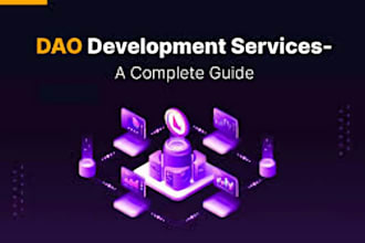 develop crypto exchange, dao contract, ico, defi or p2e for your website