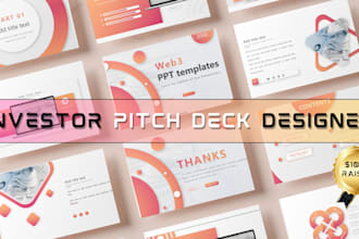 design investor pitch deck, qwilr, executive summary, visme, presentation design