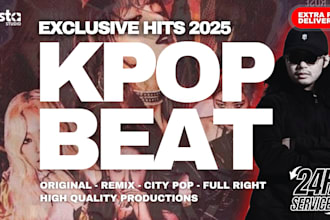 compose a catchy kpop song or remix your beat professional
