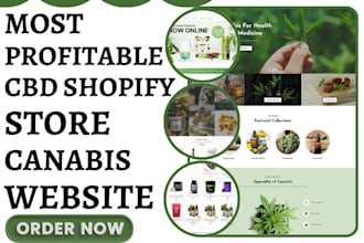 design cbd store marijuana cannabis website cbd website cbd ecommerce website
