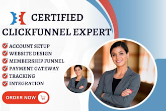 design clickfunnel membership funnel tracking payment gateway integration websit