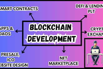 be your web3 dapp, smart contracts, solana dex, presale ico blockchain developer