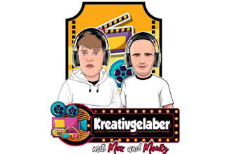 draw a cartoon caricature or cartoon mascot logo for you