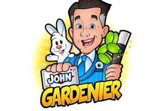 draw cartoon caricature logo for your company