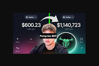 build pumpfun farming bot, solfarmer, solana trading bot, solana bundler bot
