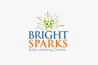 create simple memorable childcare center logo