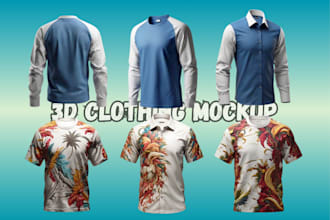 do 3d clothing mockup 3d cloth animation 3d cloth modeling hoddie rendering