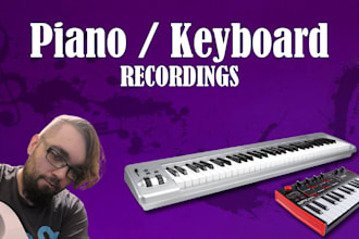 play and record keyboards for your project