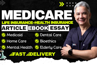 ghostwrite medicare ebook, bioethics article, medical ebook writer, elderly care