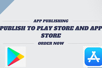 publish your app on play store and app store