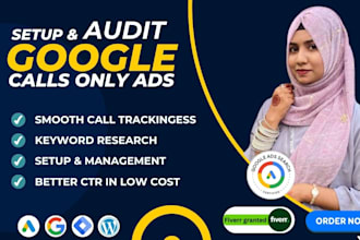 setup and optimization of google calls only ads for local ads