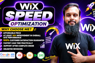 do wix speed optimization for google page speed insights