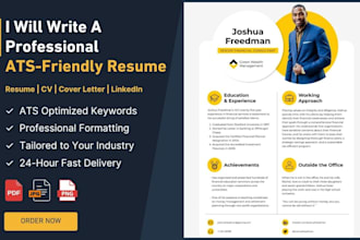 design a professional ats friendly resume