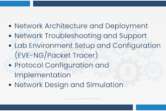 do ccna, ccnp, cisco packet tracer, eve ng and networking tasks