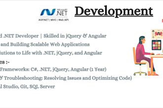fix bugs dotnet angular make website and web development with API