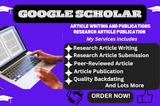 write and publish peer reviewed indexed journal in google scholar