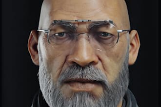 create 3d realistic character, 3d game character, 3d metahuman and rigging