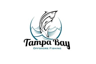 design cool fun offshore fishing logo