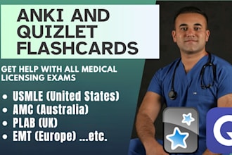 make anki and quizlet flashcards in 24 hours