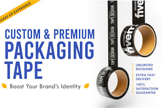 create unique custom packaging tape designs to boost brand