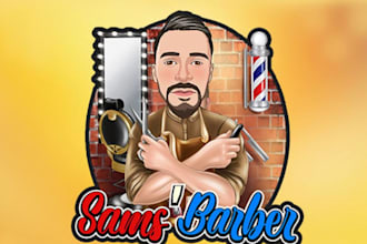 draw cartoon, mascot or caricature logo for your brand